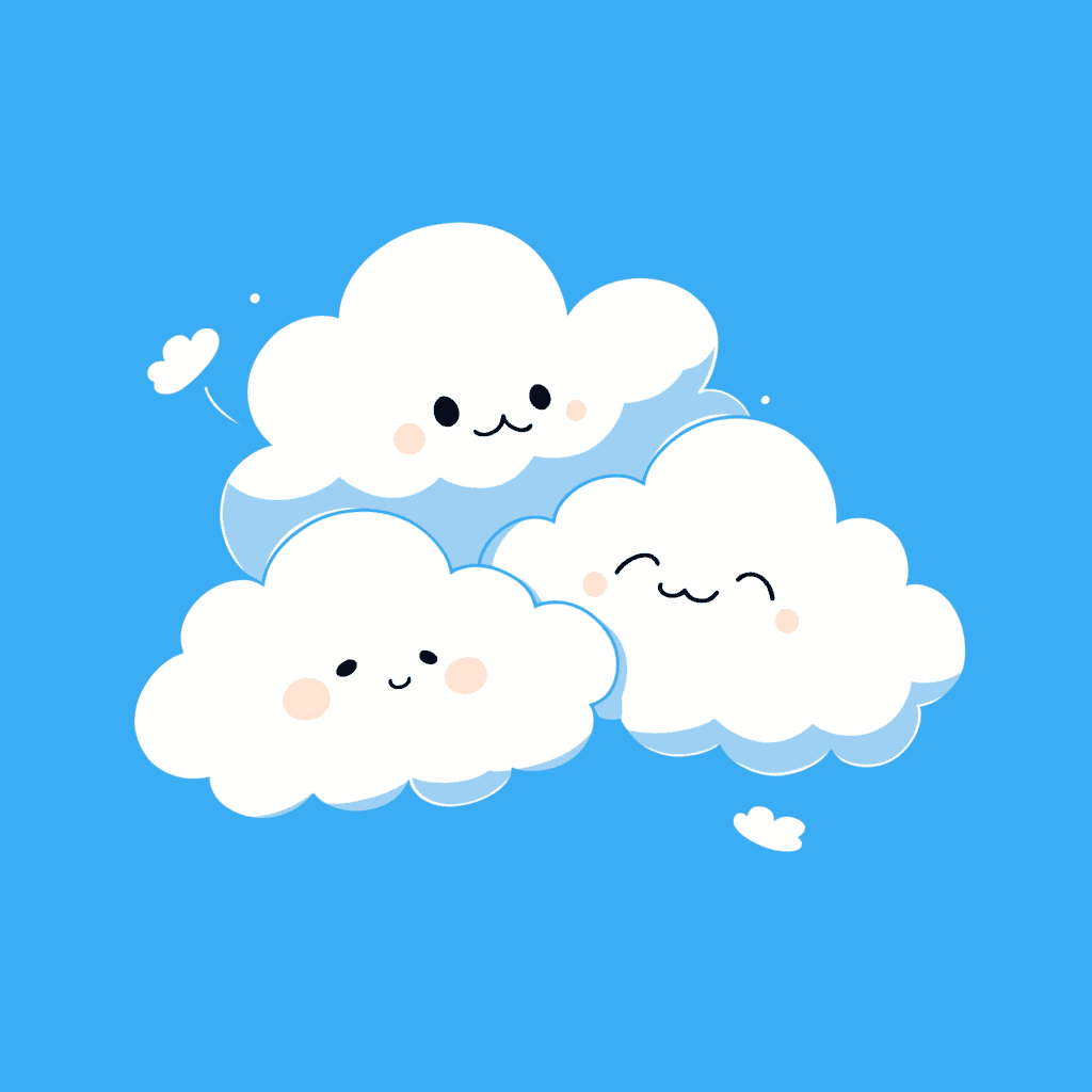 Cloud Fizz original repeating artwork