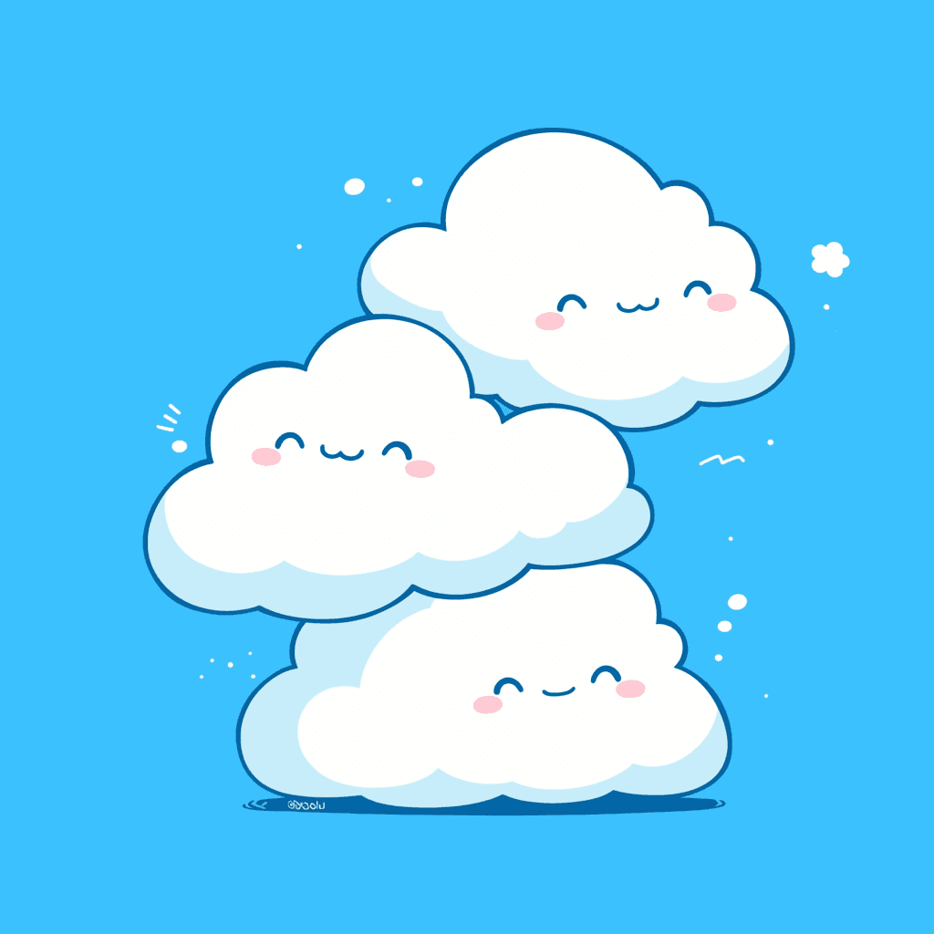 Cloud Boulevard original repeating artwork