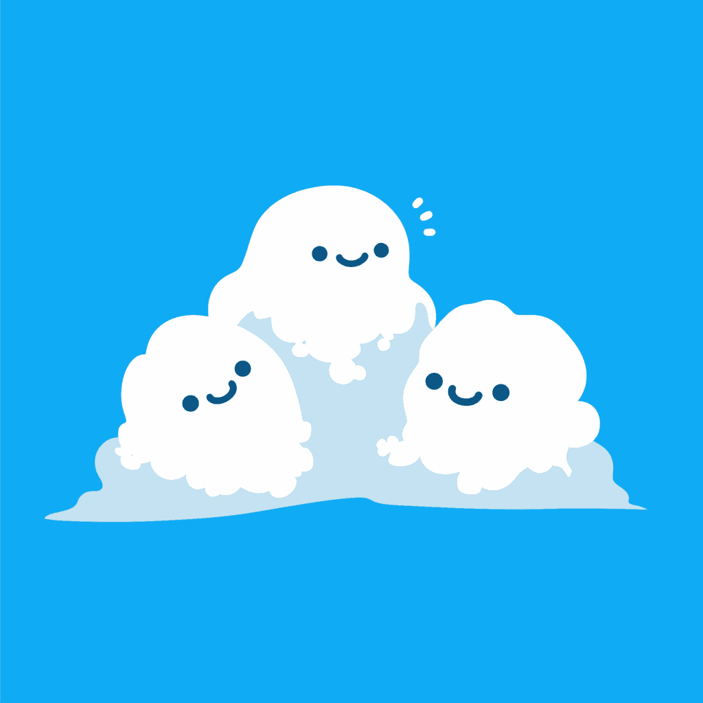 Cloud Pastel original repeating artwork
