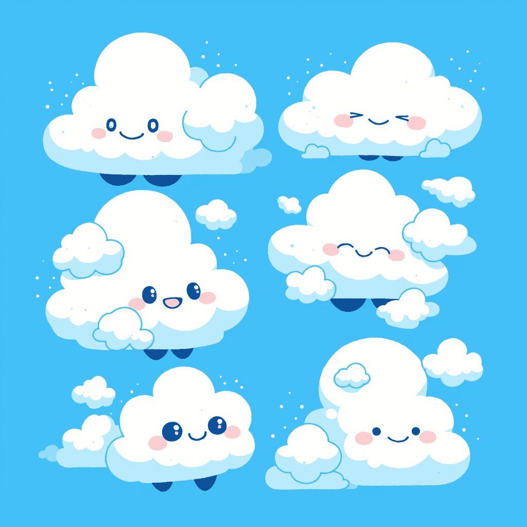 Cloud 390 original repeating artwork