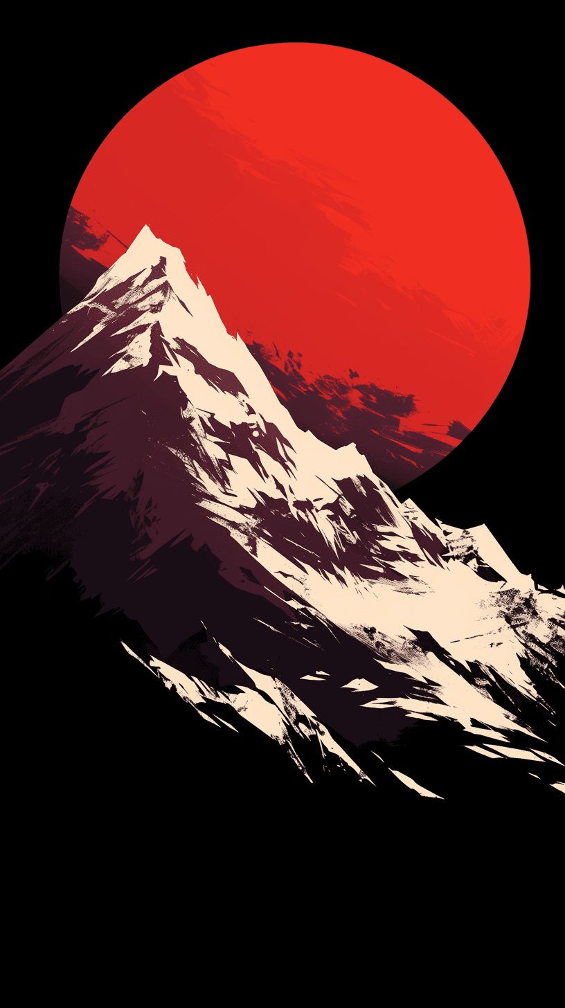 Sunrise original repeating artwork