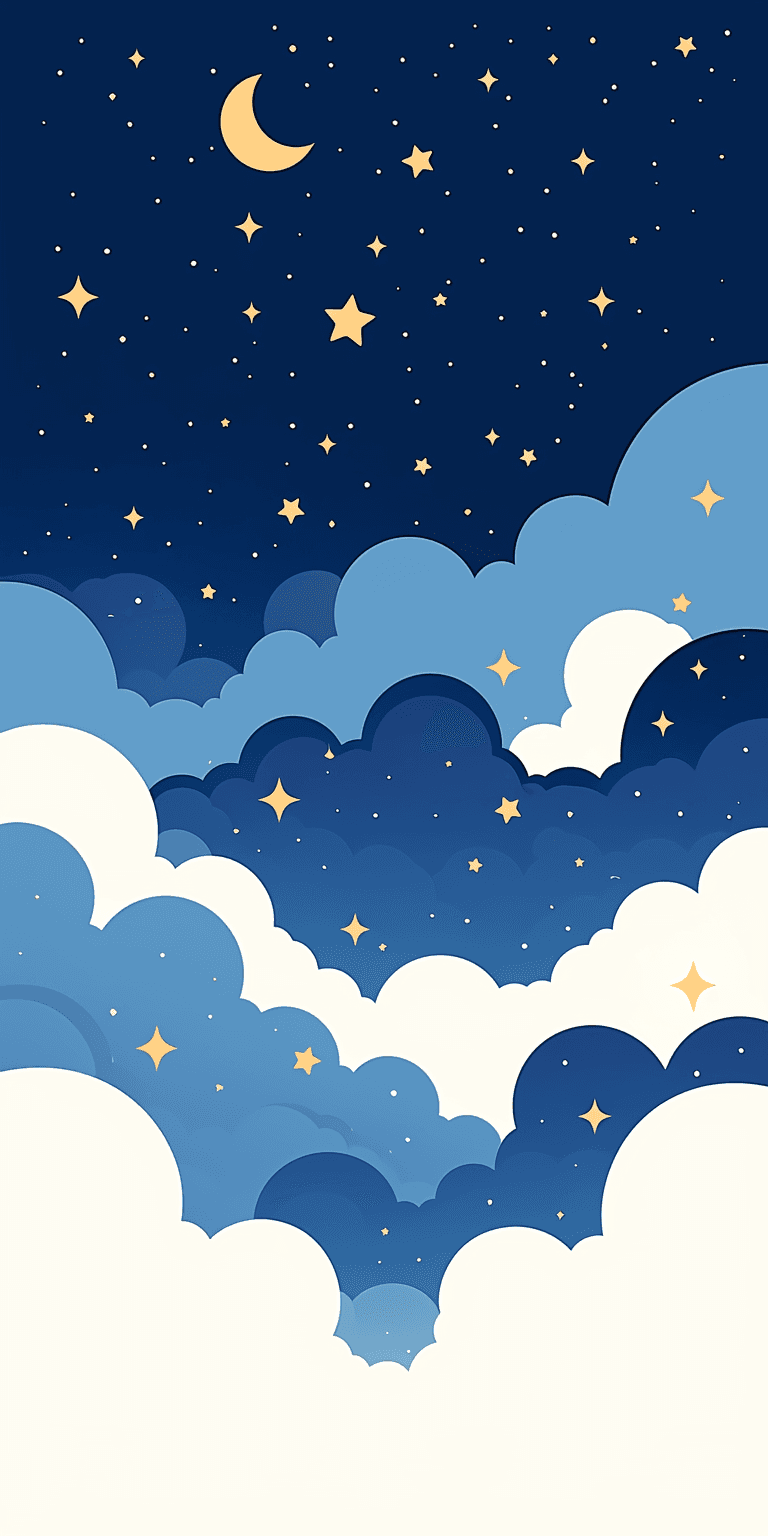 Starry Sky Fair original repeating artwork