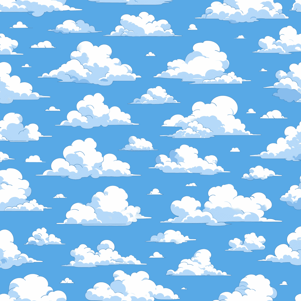 Cloud Team original repeating artwork