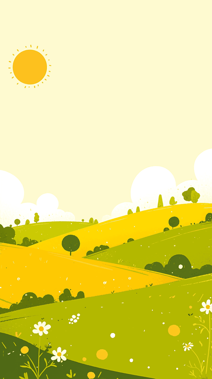 Sun Rooftop original repeating artwork
