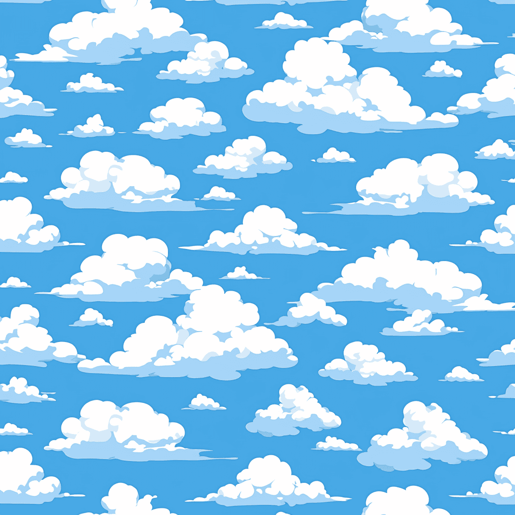 Cloud Bold original repeating artwork