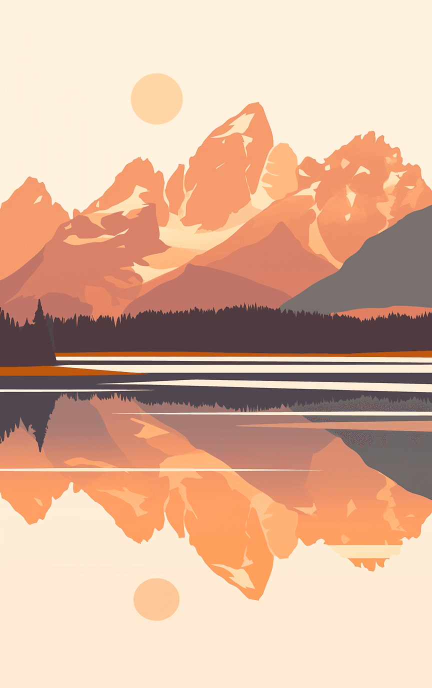 Sun Trail original repeating artwork