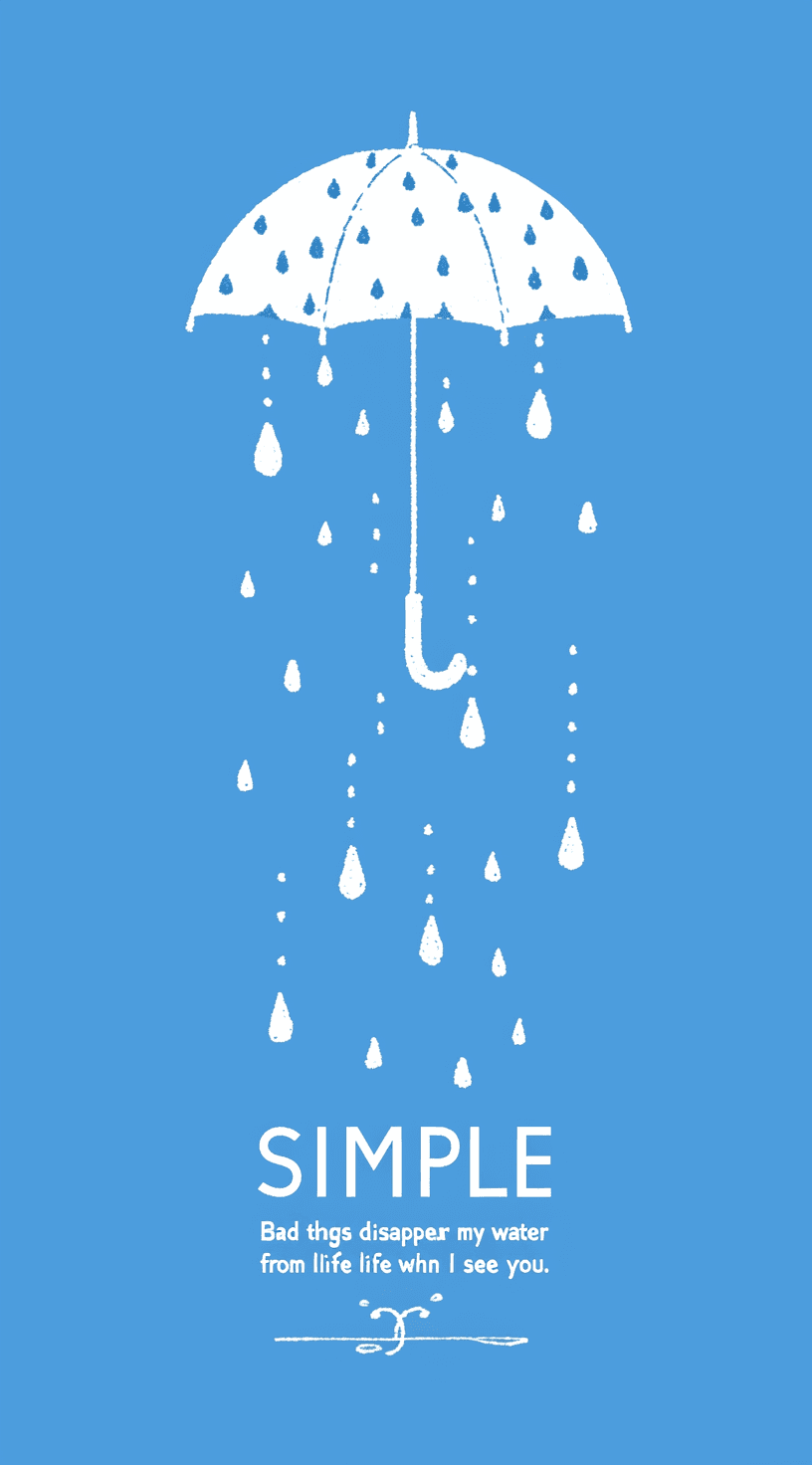 Rain Jam original repeating artwork