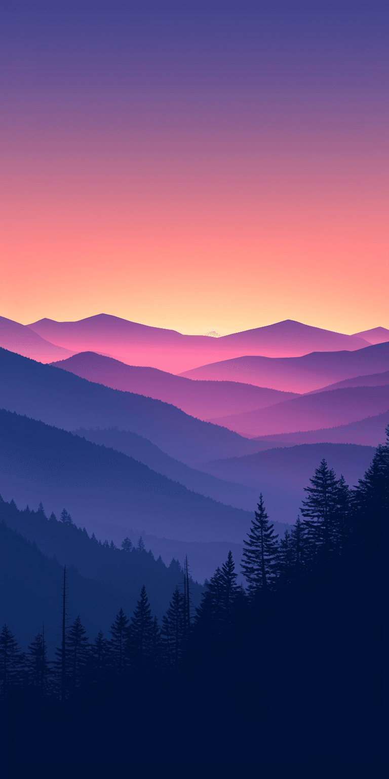Sunrise View Party original repeating artwork