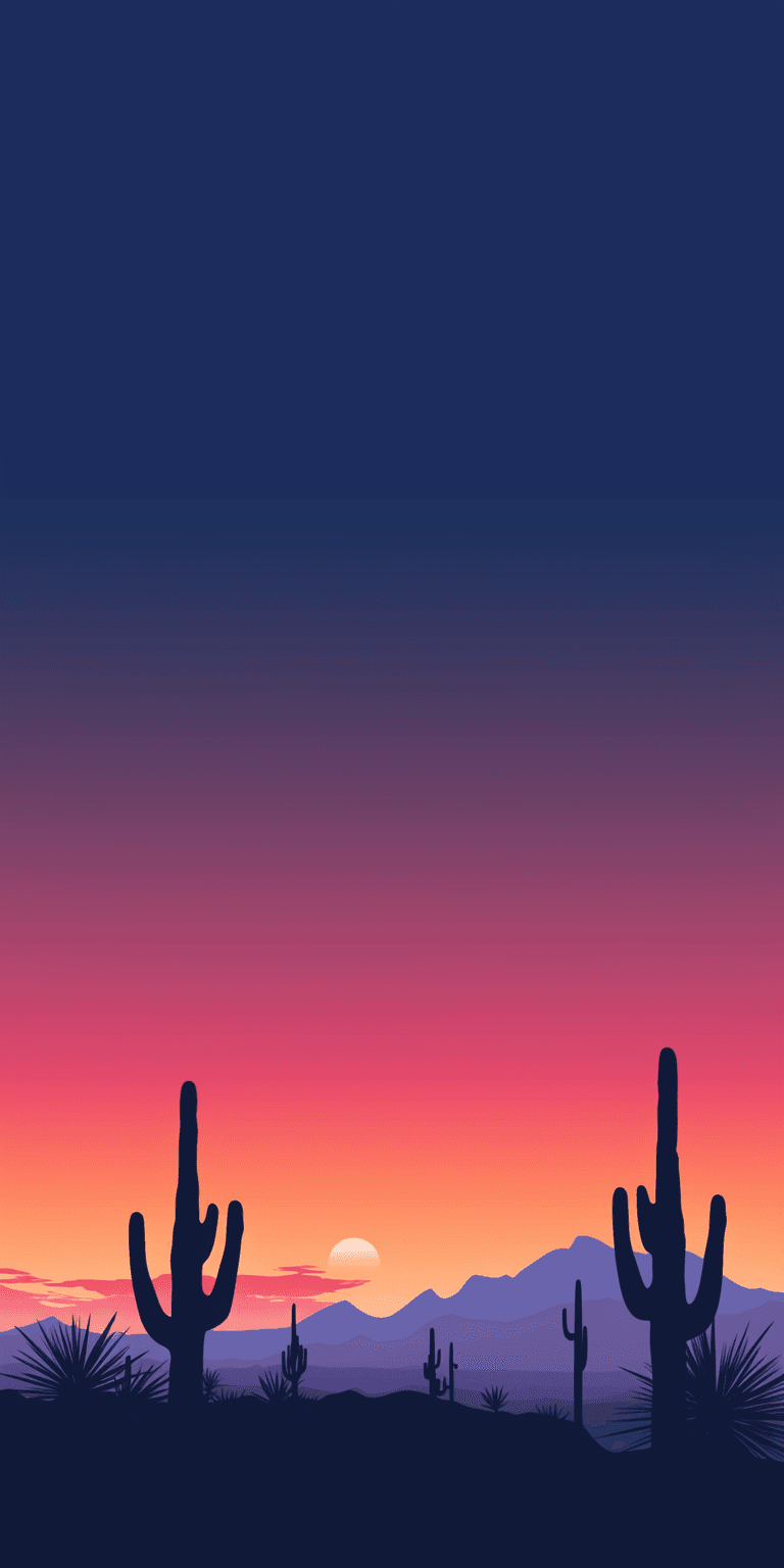 Sunrise View original repeating artwork