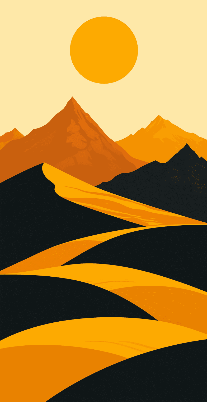 Sunrise View Gang original repeating artwork