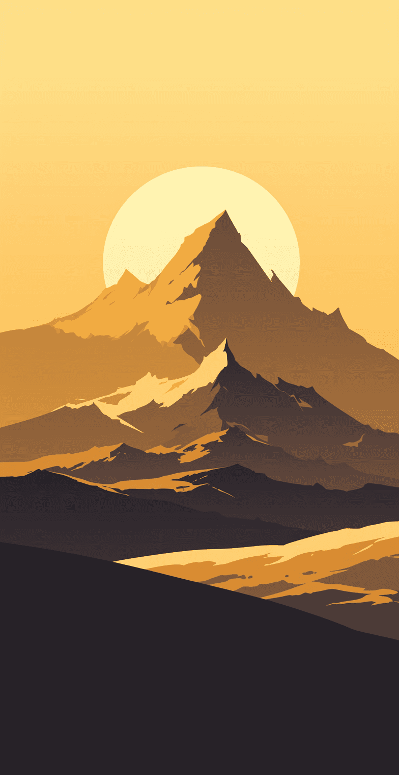 Sunrise View Tribe original repeating artwork