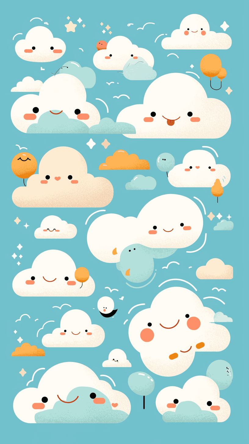 Cloud 008 original repeating artwork