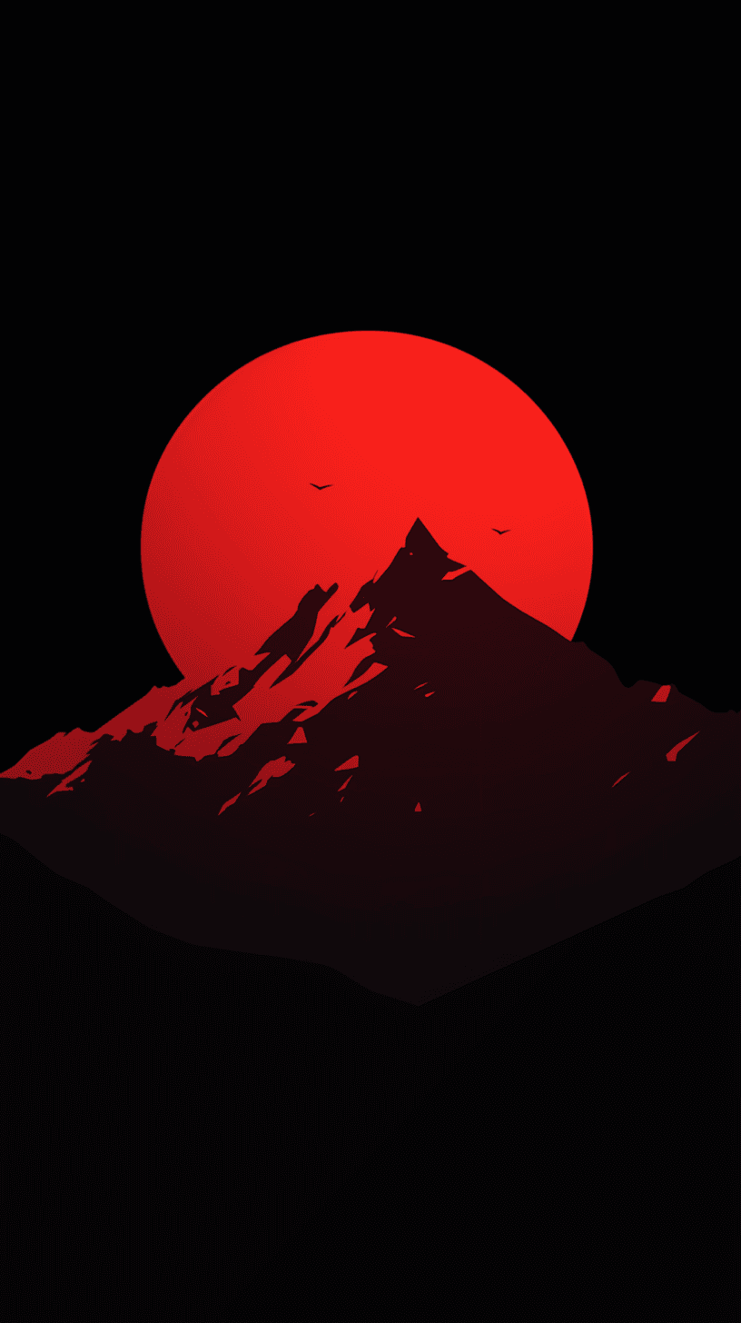 Sunrise View Festival original repeating artwork