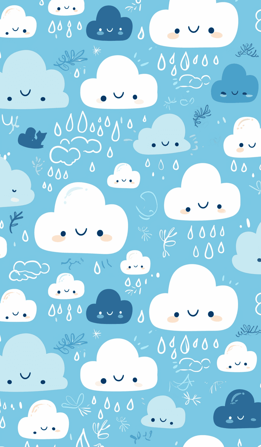Rain Team original repeating artwork