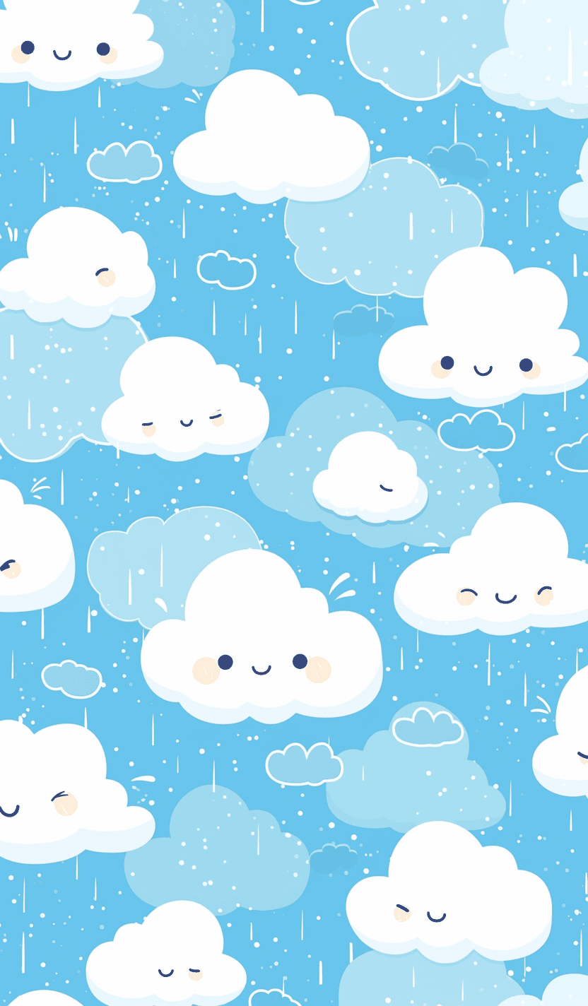 Rain Pals original repeating artwork