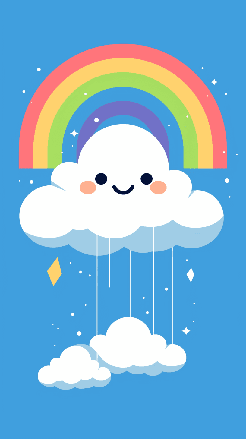 Rainbow 081 original repeating artwork