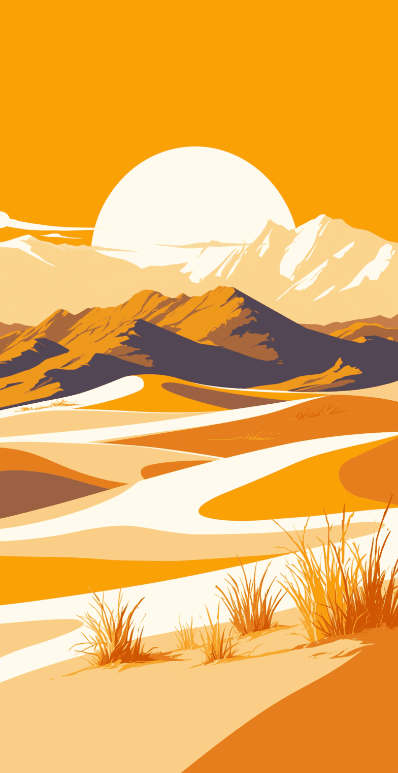 Sunrise Peak Club original repeating artwork