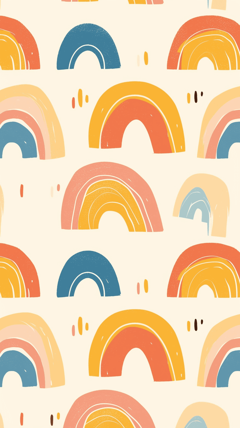 Rainbow Archive original repeating artwork