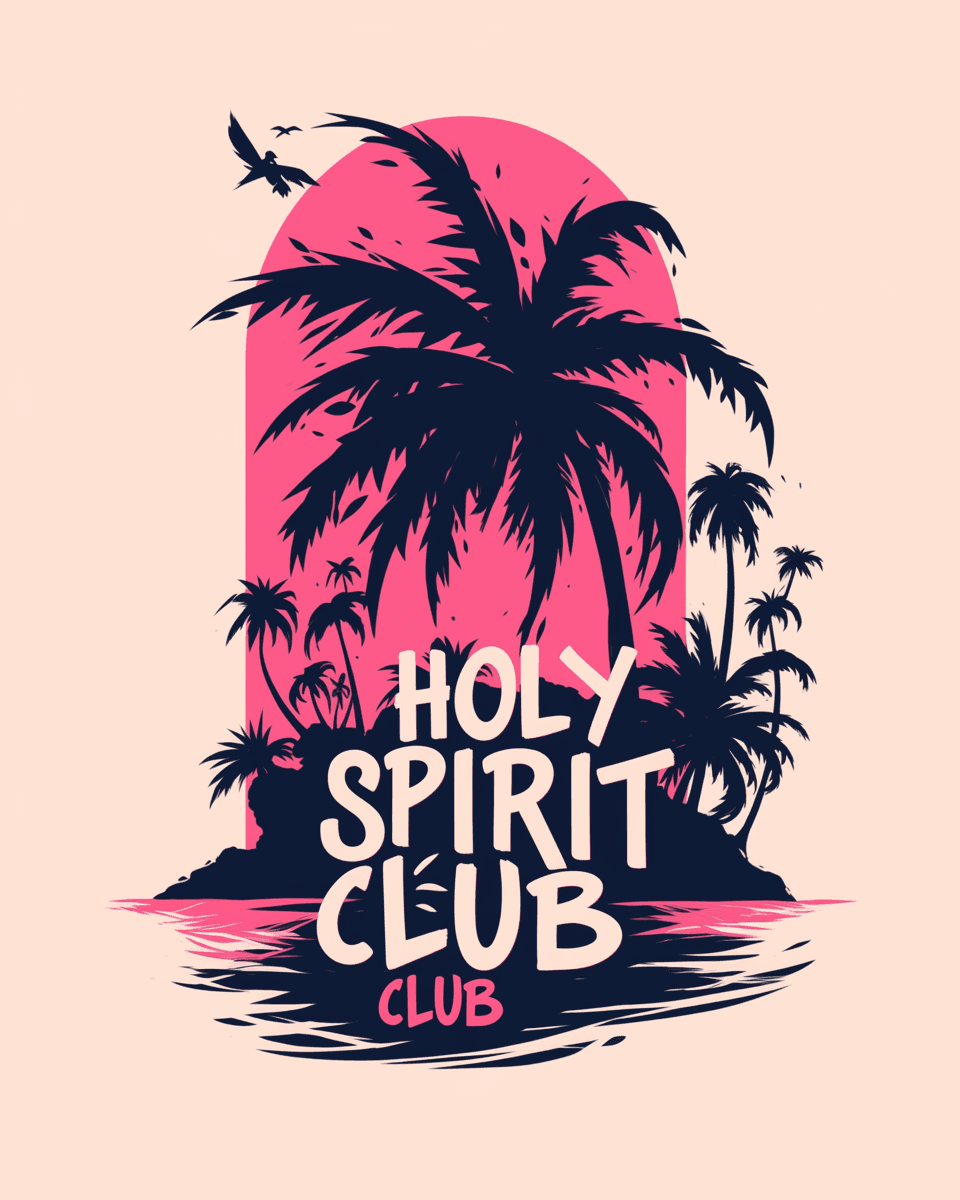Palm Tree Session original repeating artwork