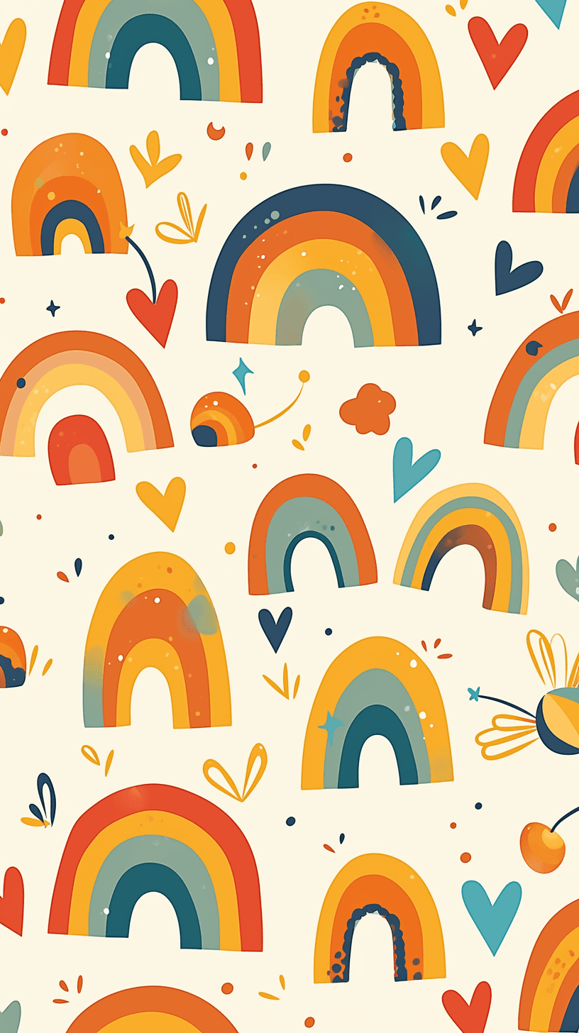 Rainbow 053 original repeating artwork