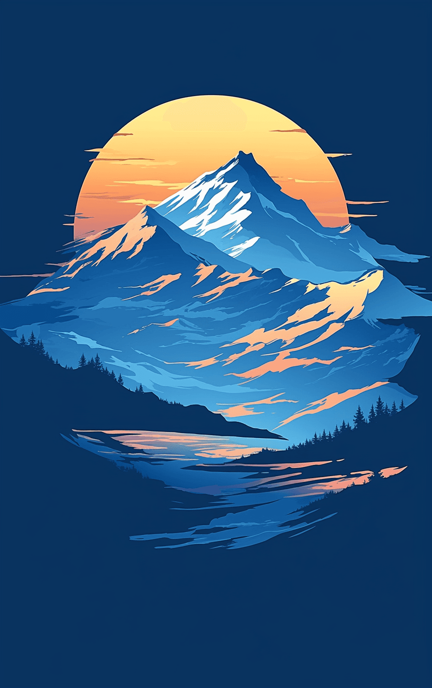 Scenery Squad original repeating artwork