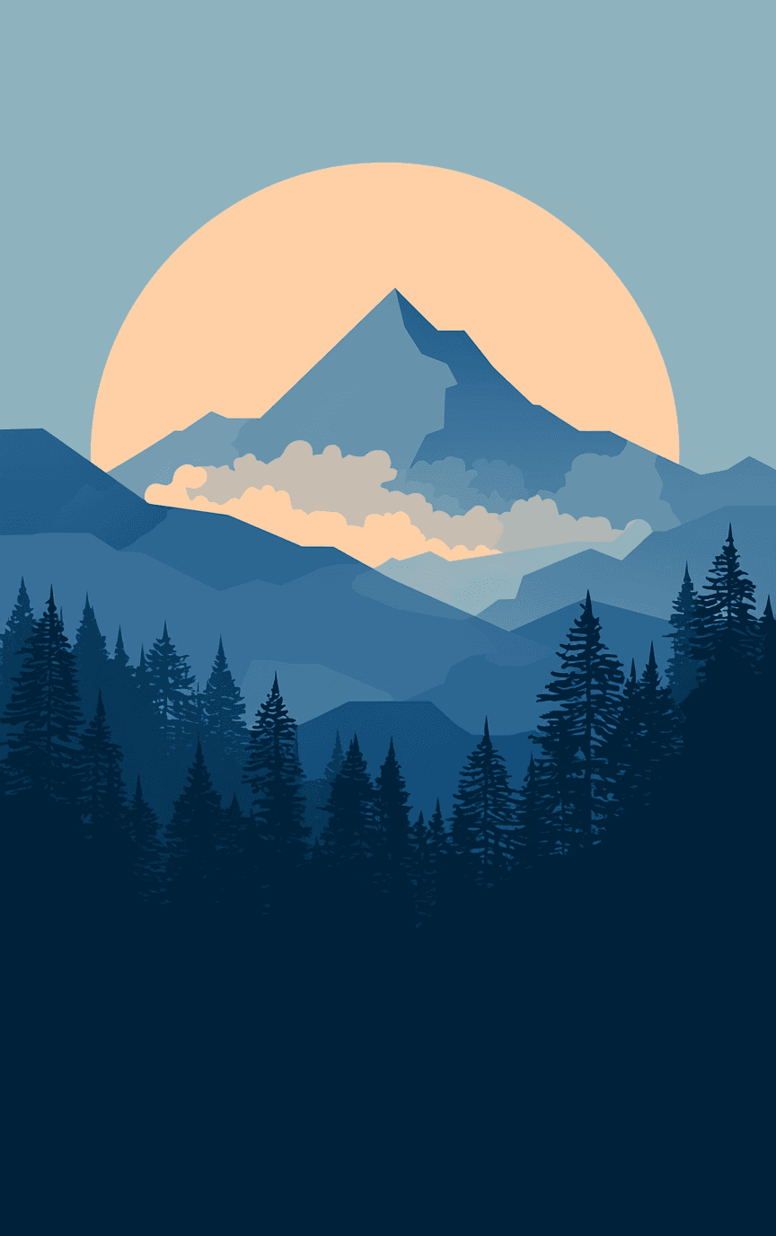 Scenery Club original repeating artwork