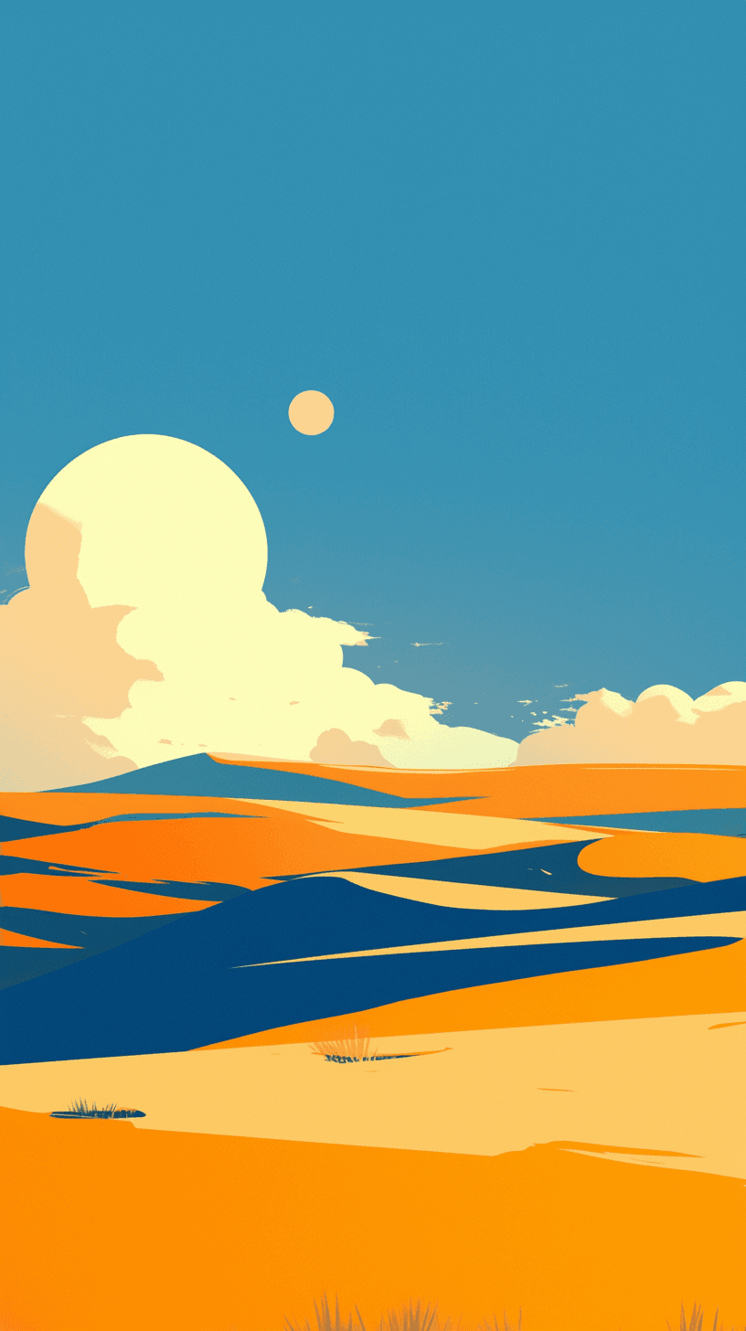 Scenery original repeating artwork