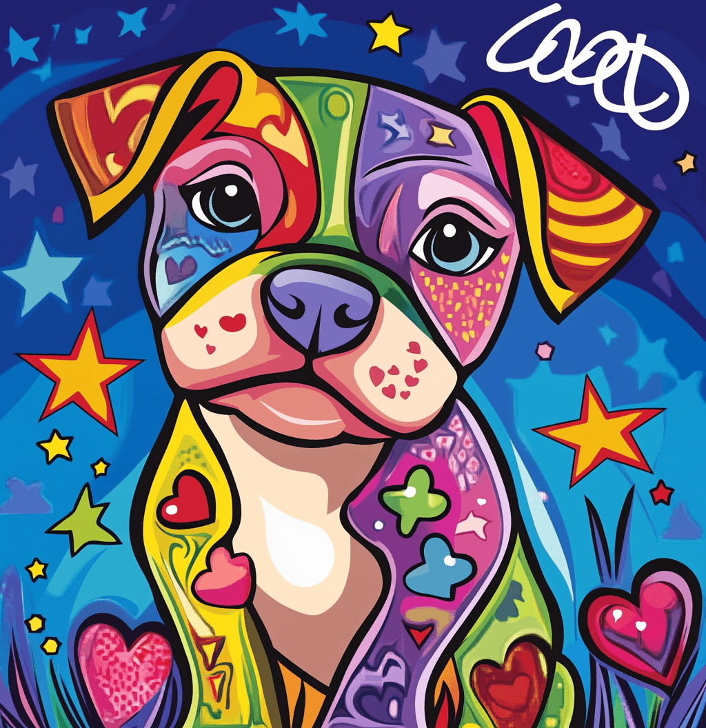 Dog Crew original repeating artwork
