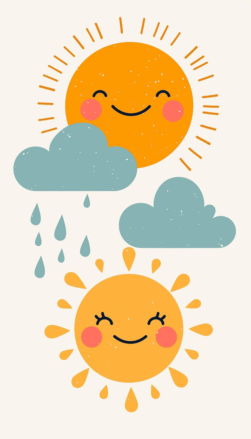 Sun Print original repeating artwork