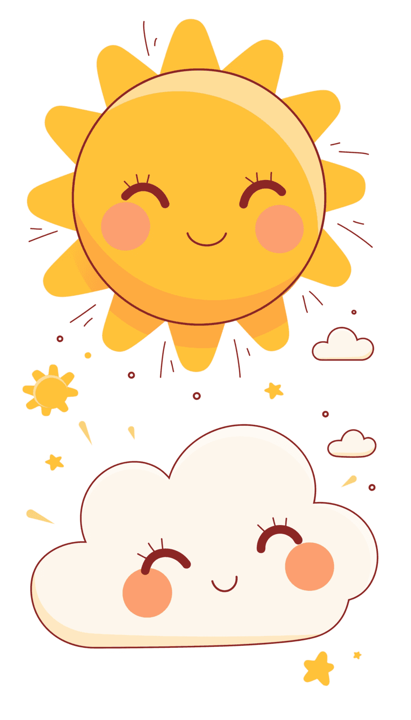 Sun Mark original repeating artwork
