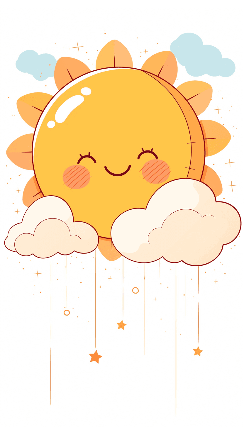 Sun Corner original repeating artwork