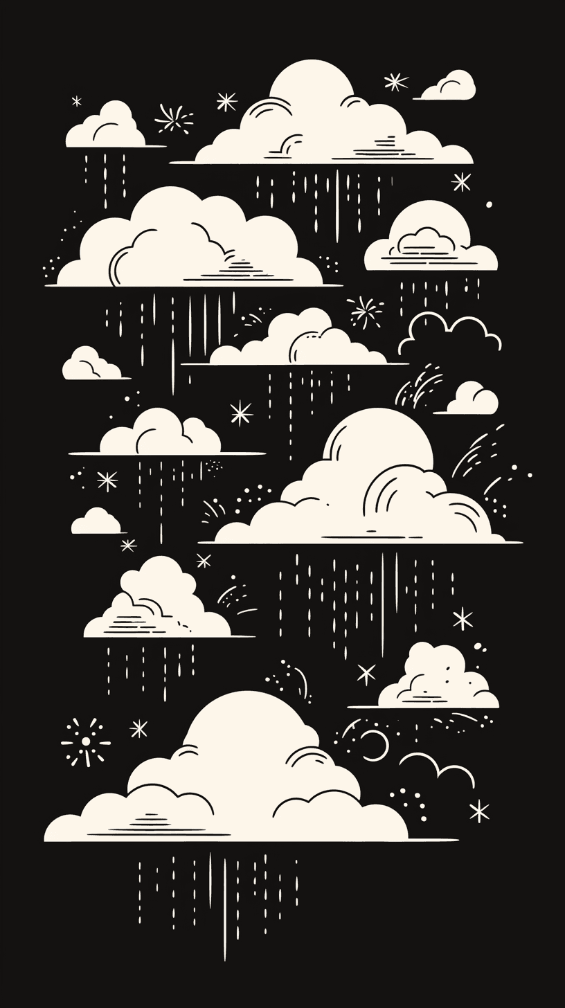 Rain Bop original repeating artwork