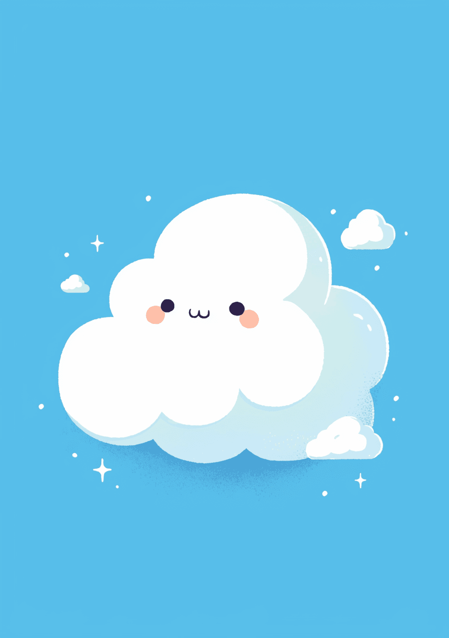 Cloud Harbor original repeating artwork