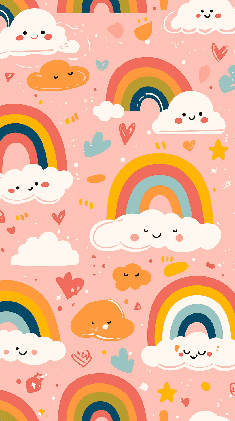 Rainbow 022 original repeating artwork