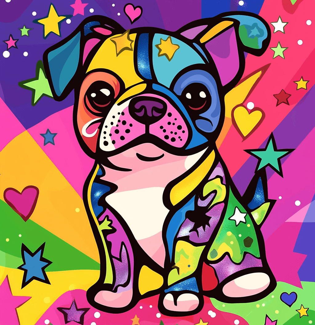 Dog 187 original repeating artwork