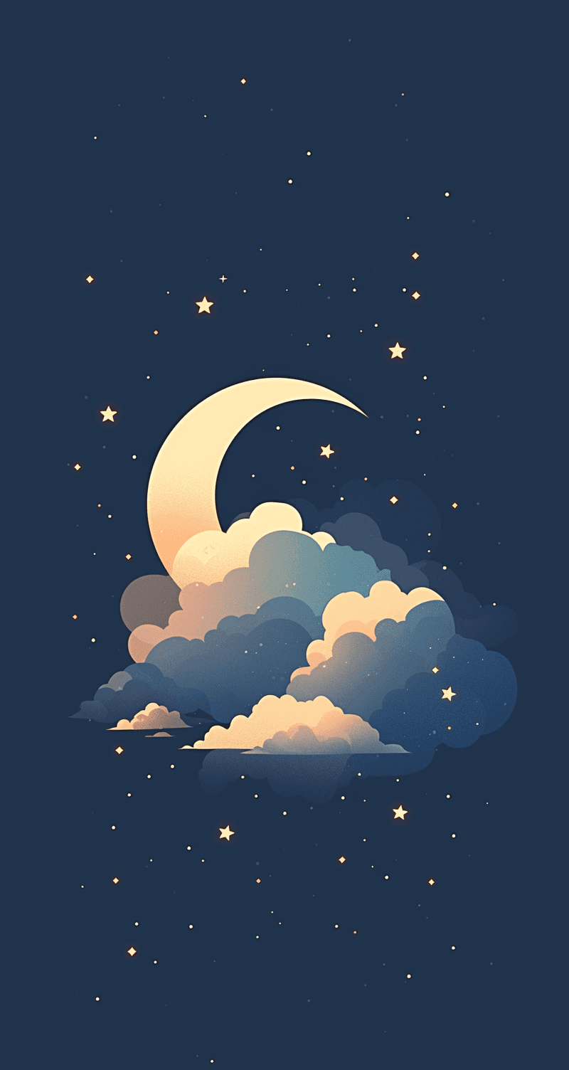 Moon Festival original repeating artwork