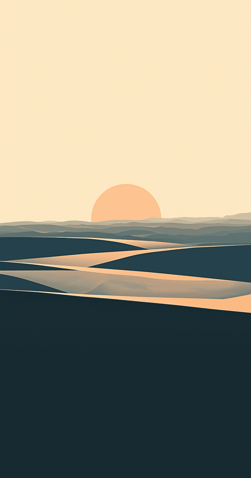 Sunset 001 original repeating artwork