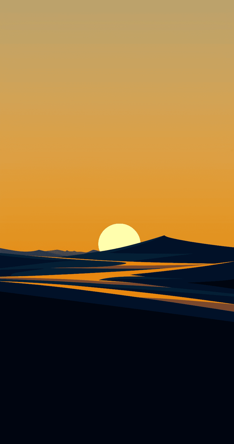 Sunset Club original repeating artwork