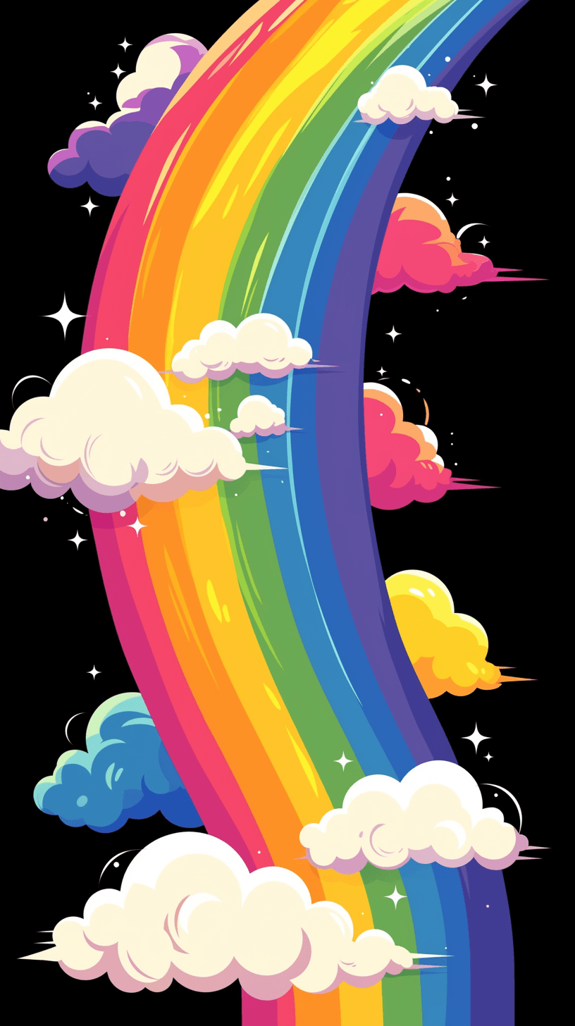 Rainbow 039 original repeating artwork