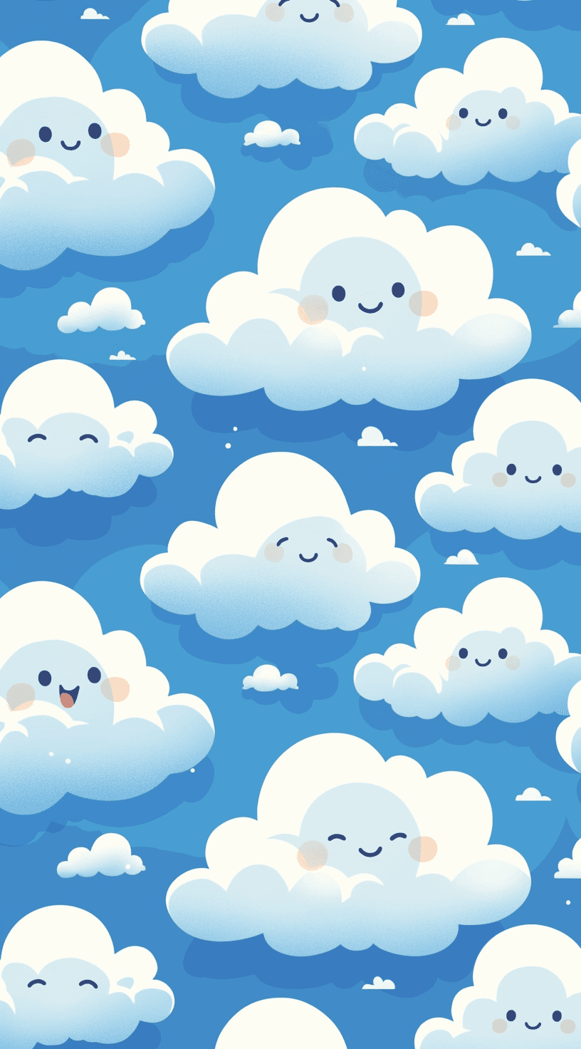 Cloud Spark original repeating artwork