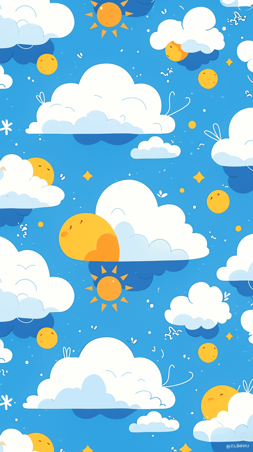 Sun Glow original repeating artwork