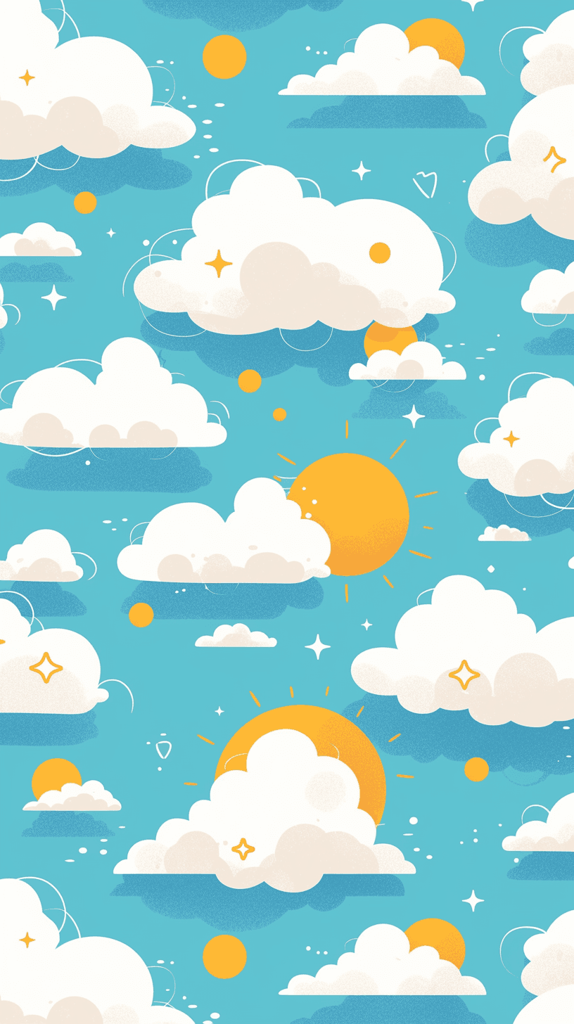 Sun Festival original repeating artwork