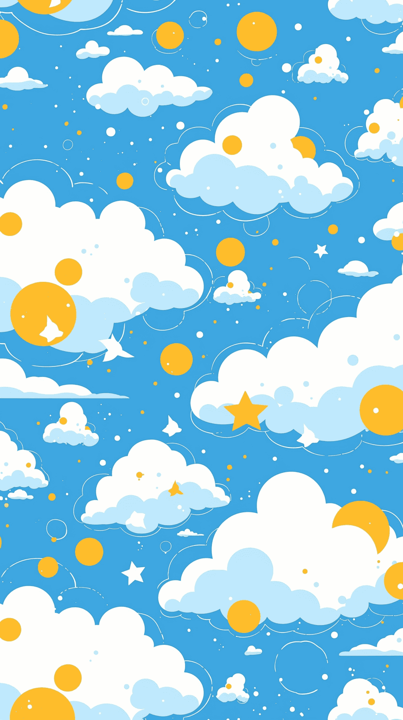 Sun Run original repeating artwork