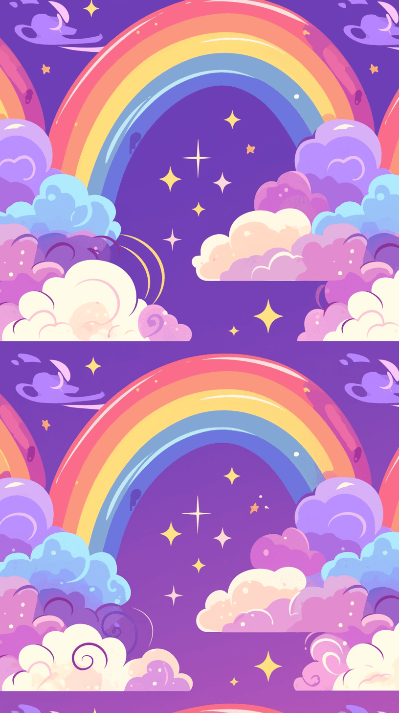 Rainbow North original repeating artwork