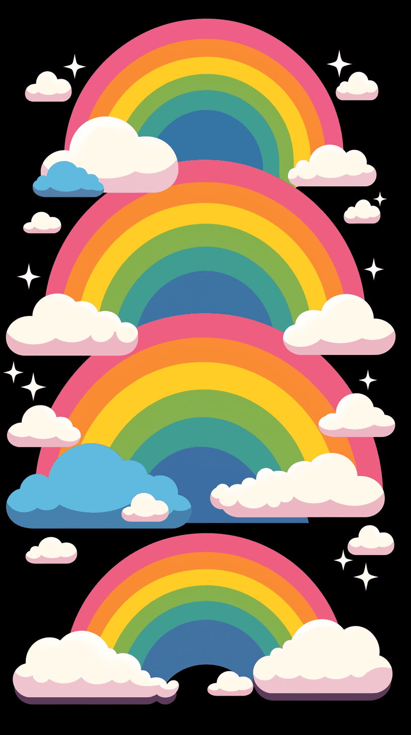 Rainbow Dash original repeating artwork