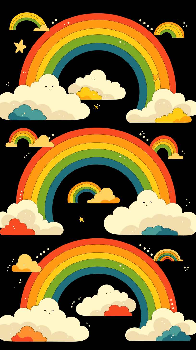 Rainbow 063 original repeating artwork