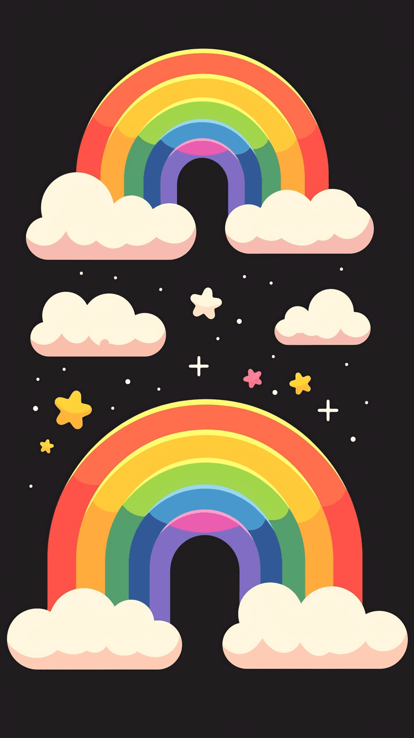 Rainbow 062 original repeating artwork