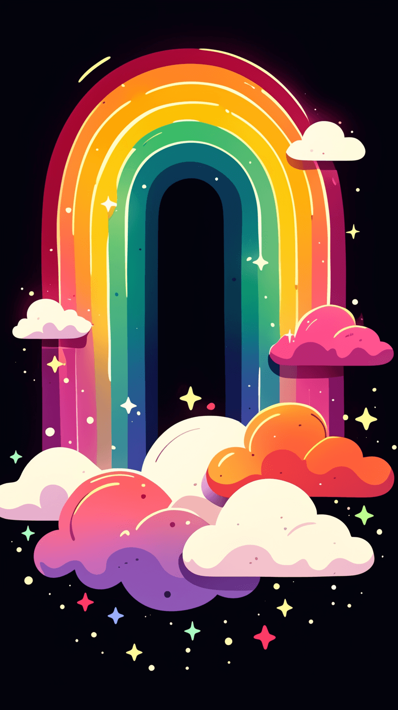 Rainbow 038 original repeating artwork