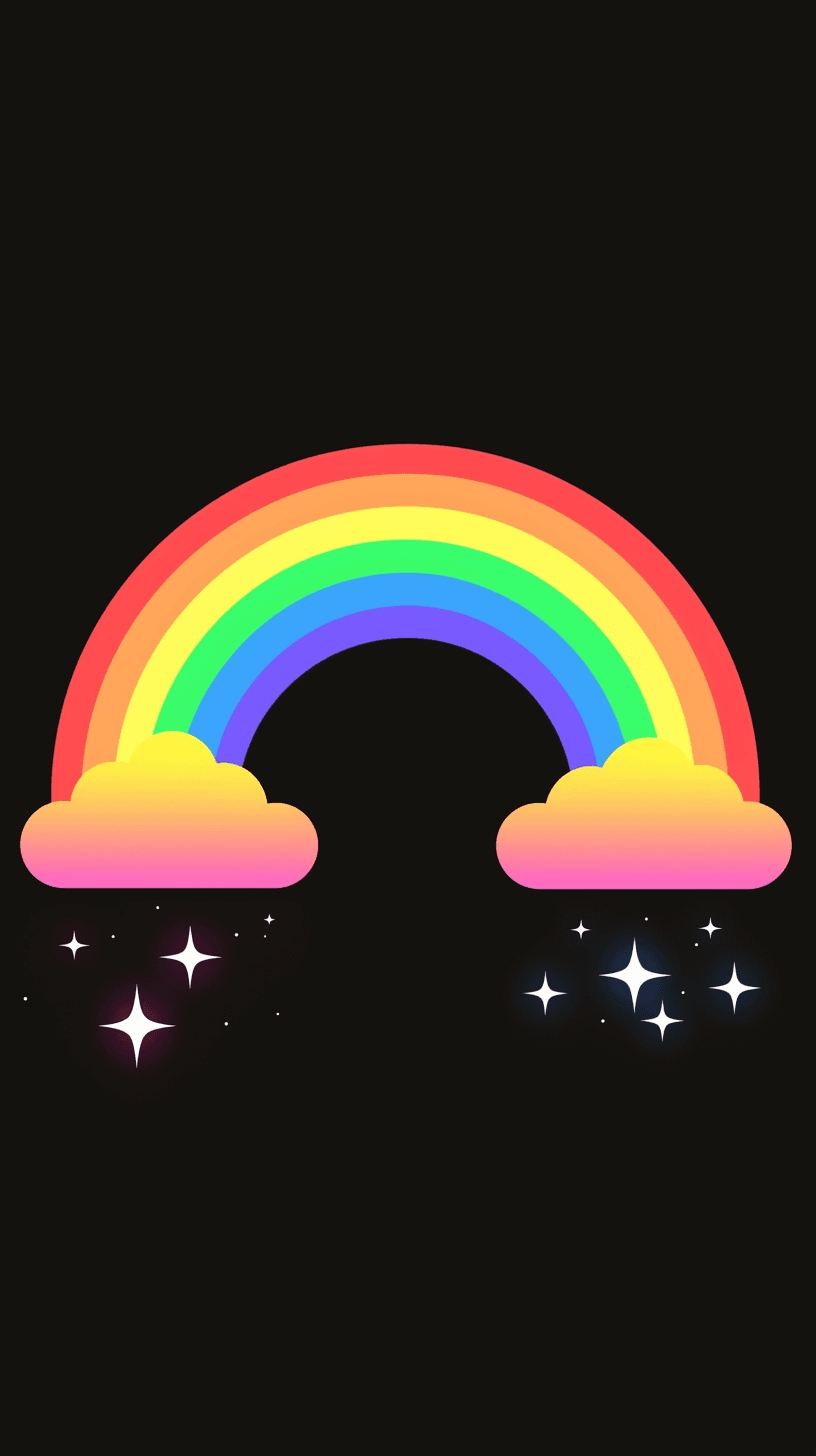 Rainbow 074 original repeating artwork