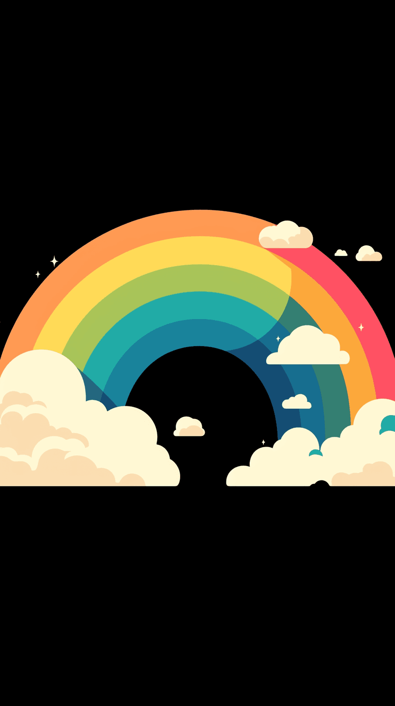 Rainbow 041 original repeating artwork